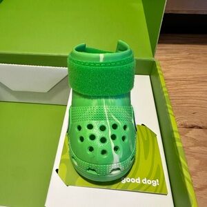 Dog Crocs - green